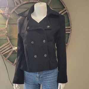 Denim And Supply By Ralph Lauren Short Black Peacoat